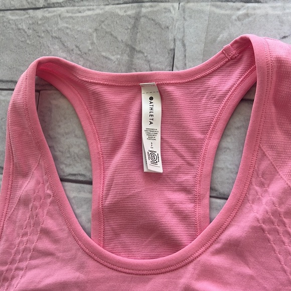 NWOT Athleta pink racer back tank top gym - Picture 7 of 9